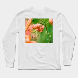 Amongst the Tiger Lilies Photograph Long Sleeve T-Shirt